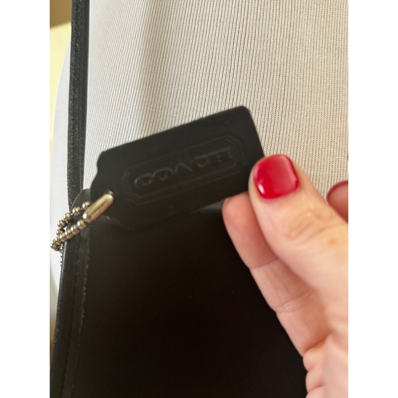 Vintage Coach black leather turnlock crossbody | made in USA LS3-9620 - Picture 3 of 13